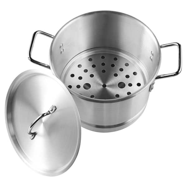 Mexicana 32 qt. Aluminum Stovetop Steamer with Glass Lid Mexicana 32 qt. Aluminum Stovetop Steamer with Glass Lid