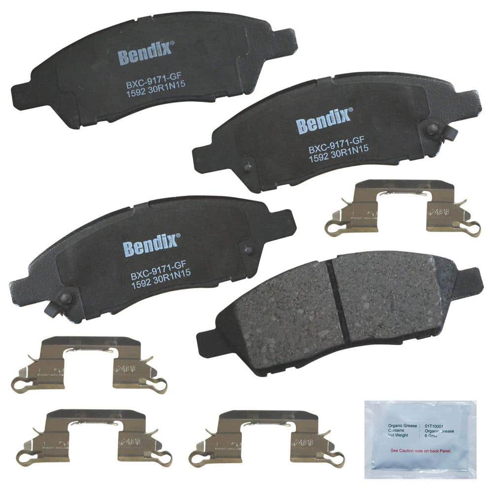 Bendix Premium Copper Free Disc Brake Pad Set CFC1592 - The Home Depot