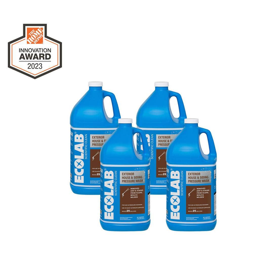 1 Gal. Exterior House and Siding Pressure Wash Concentrate Cleaner; Removes
