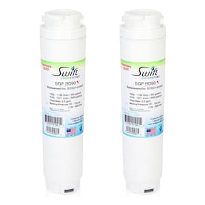 Swift R x Replacement Water Filter for Bosch 644845,740570, BORPLFTR10,9000194412 (2-Pack)