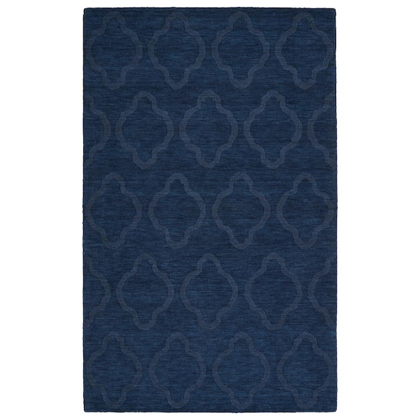 Kaleen Imprints Modern Navy 5 ft. x 8 ft. Area Rug