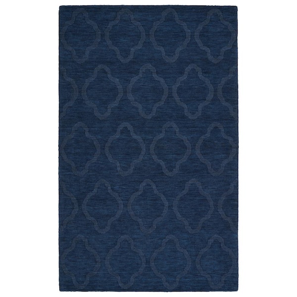 Kaleen Imprints Modern Navy 8 ft. x 11 ft. Area Rug