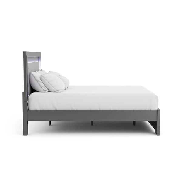 Furniture of America Jonvang 5-Piece LED Headboard Metallic Furniture of America Jonvang 5-Piece LED Headboard Metallic