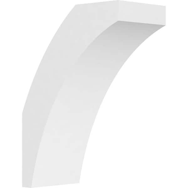 Ekena Millwork 5"W x 10"D x 14"H Standard Thorton Architectural Grade PVC Knee Brace