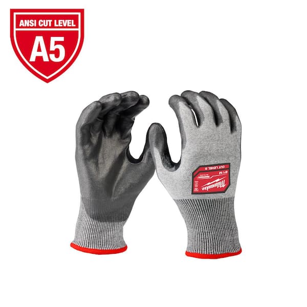 Milwaukee X-Large High Dexterity Level 5 Cut Resistant Polyurethane Dipped Gloves