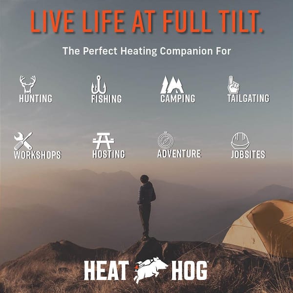 Fishing Gear: Heat Hog 18,000 BTU LP Portable Heater - In-Fisherman
