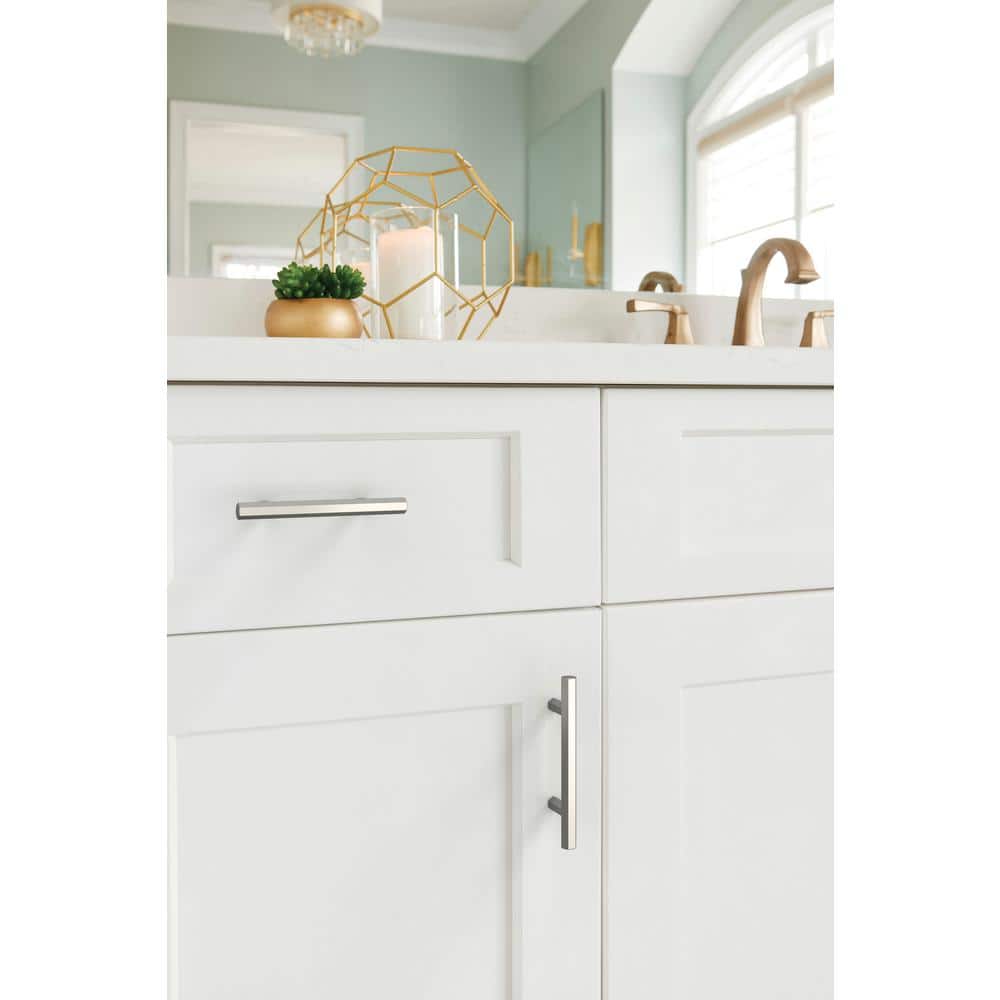 Polished Chrome 3-Inch Modern Bar Cabinet Pull