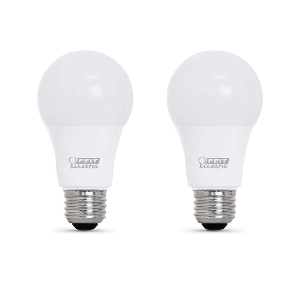 Feit Electric 100W Equivalent Soft White Dimmable LED Bulb 2-Pack