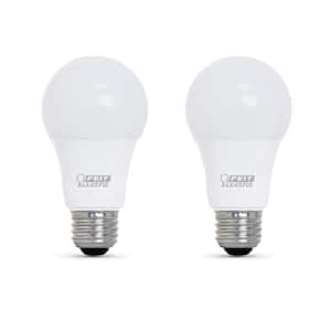 100-Watt Equivalent A19 Dimmable CEC Title 20/24 ENERGY STAR 90+ CRI E26 Medium LED Light Bulb Soft White 2700K (2-Pack)
