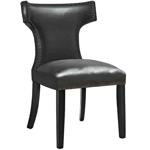 Modway Three 50s Diner Bar Stools in Black Vinyl Modway Inc EEI-931-BLK 