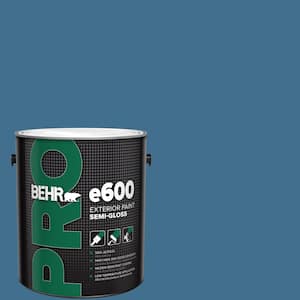 1 gal. #M500-5 Sojourn Blue Semi-Gloss Exterior Paint