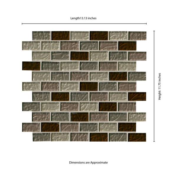 American Olean Horizon 21-Pack Taupe 6-in x 18-in Matte Ceramic Stone Look Wall Tile