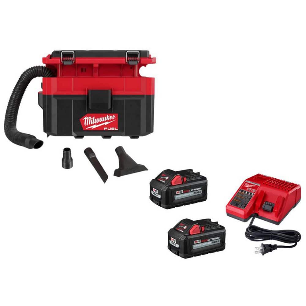 M18 FUEL PACKOUT 18-Volt Lithium-Ion Cordless 2.5 Gal. Wet/Dry Vacuum with M18 High Output 6.0Ah Starter Kit price history on PriceWatchPro