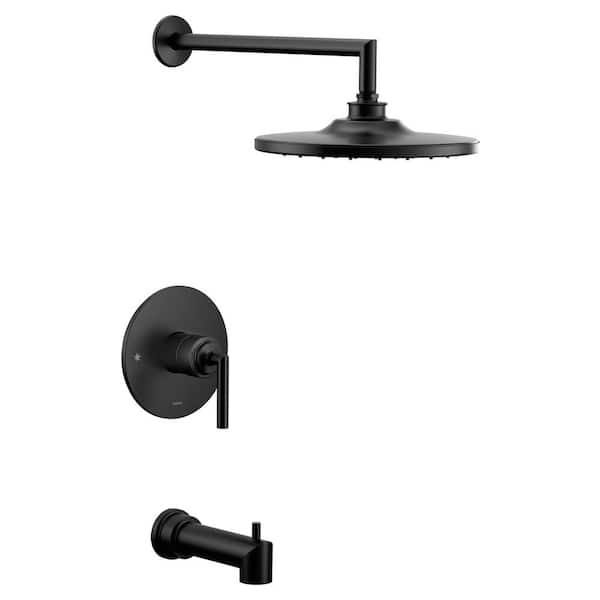 MOEN Arris M-CORE 3-Series 1-Handle Tub and Shower Trim Kit in Matte Black (Valve Not Included)