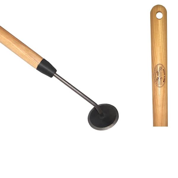 37 in. L Wood Handle Dutch Garden Disc Weeder