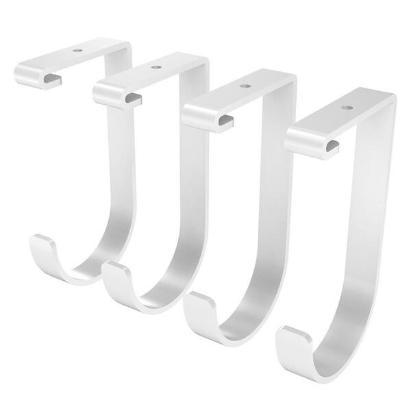 Fleximounts White Steel Overhead Garage Rack Hooks 4 Pack Grh1 The Home Depot Fleximounts White Steel Overhead Garage, Overhead Garage Storage Rack Hooks