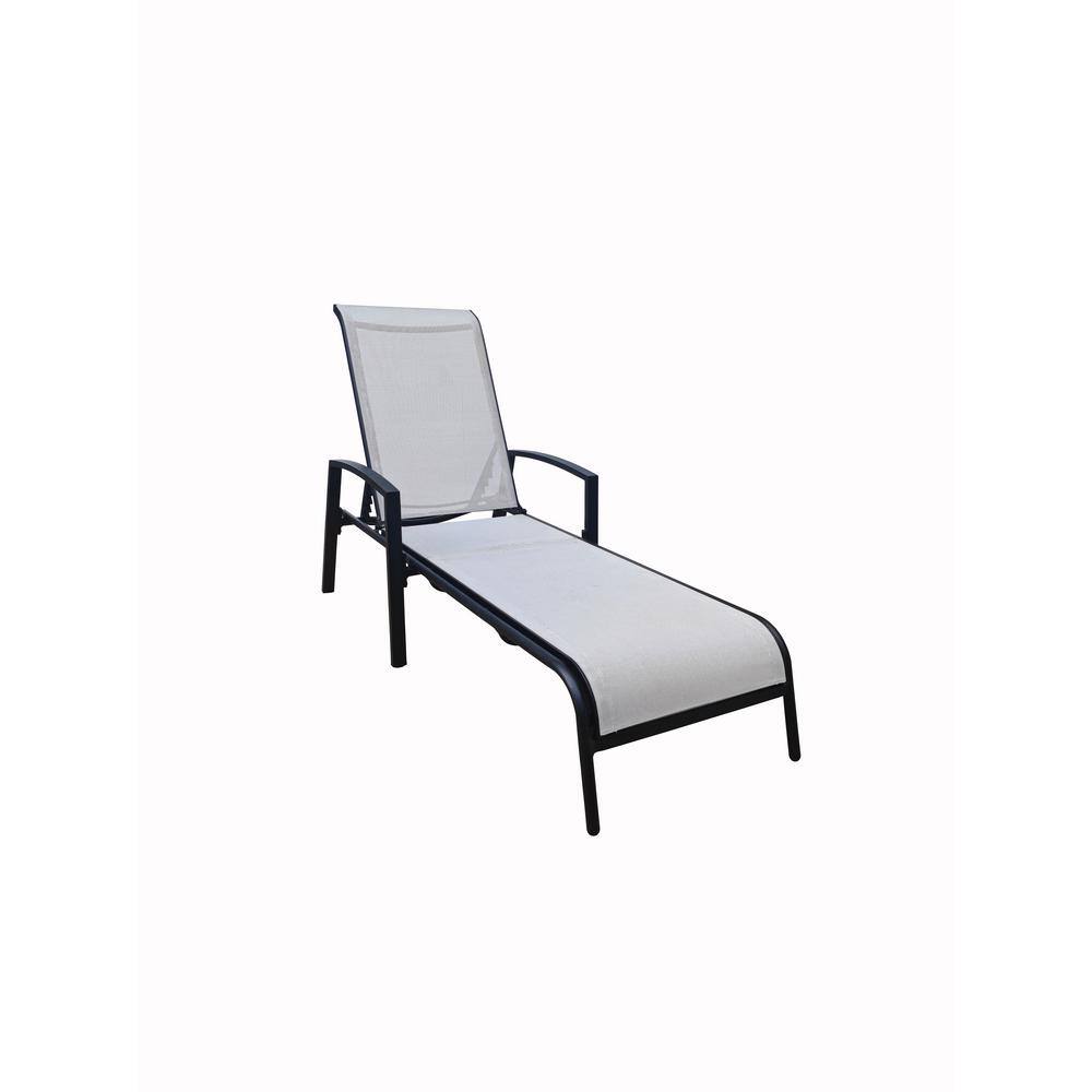Light Grey 2-Piece Sling Outdoor Chaise Lounge price history on PriceWatchPro