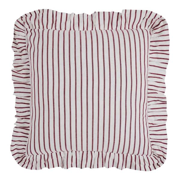 Celebration Red Creme Blue Americana Cotton Euro Sham