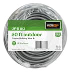 Cerrowire 50 Ft. 8/3 Gray Stranded CerroMax Copper UF-B Cable With ...