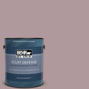 BEHR MARQUEE 1 qt. #110F-4 Heirloom Orchid Satin Enamel Interior Paint &  Primer 745404 - The Home Depot