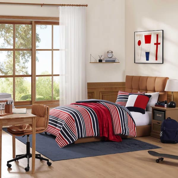 Tommy Hilfiger Favorite Stripe 3-Piece White/Red/Navy Blue
