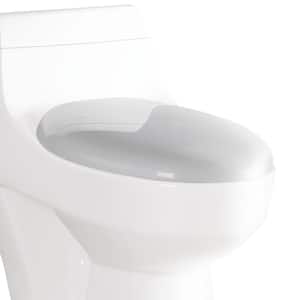 R-108SEAT Elongated Closed Front Toilet Seat in White
