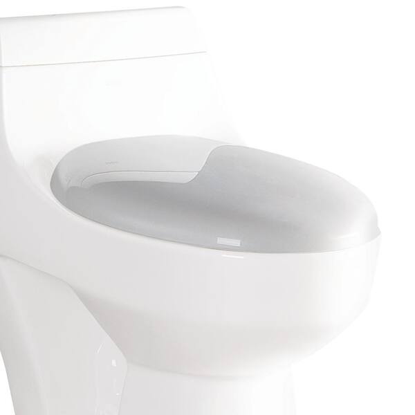 EAGO R-108SEAT Elongated Closed Front Toilet Seat in White