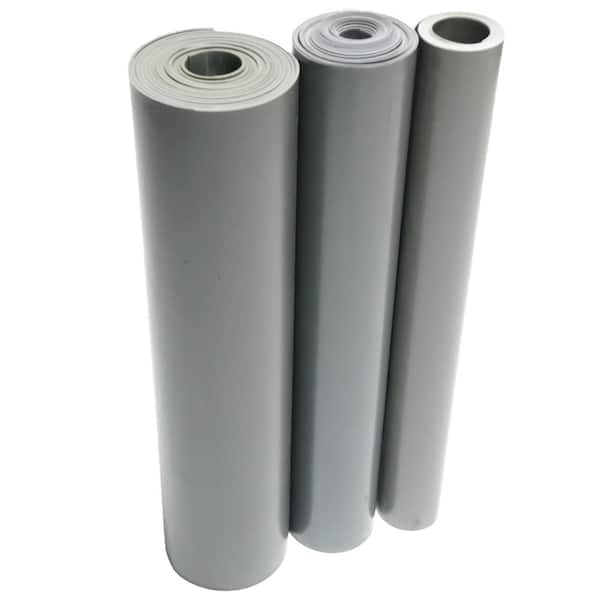 Rubber-Cal SBR 1/16 in. x 36 in. x 48 in. Gray 65A Sheet 20-156-0062-36-048  - The Home Depot