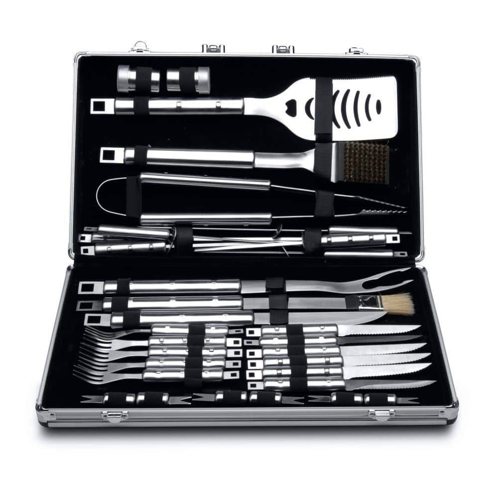 BergHOFF Cubo Essentials 33-Piece Stainless Steel BBQ Set with