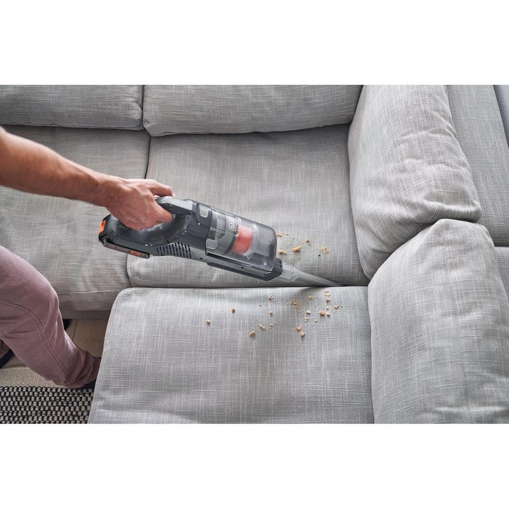 Gray Convertible Bagless Cordless Stick Vacuum with LED Lights