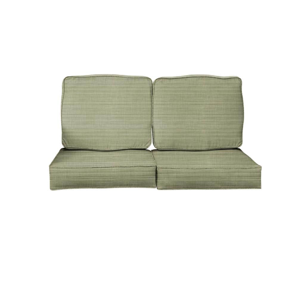 23 x 23.5  Sunbrella Dupione Laurel Deep Seating Indoor/Outdoor Loveseat Cushion price history on PriceWatchPro