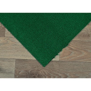 Softscapes Green 4 ft. x 6 ft. Plush Indoor/Outdoor Area Rug