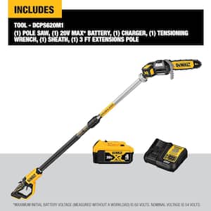 20V MAX 8in. Cordless Battery Powered Pole Saw Kit with (1) 4Ah Battery, Charger & Sheath