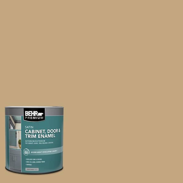 BEHR PREMIUM 1 qt. #N290-5 Pocket Watch Satin Enamel Interior/Exterior Cabinet, Door & Trim Paint