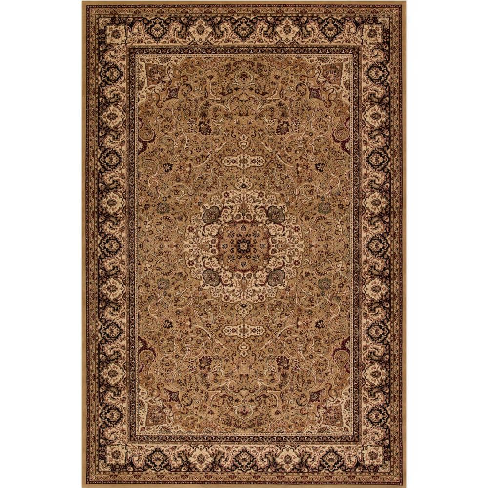 Persian Classic Isfahan Gold Rectangle Indoor 10 ft. 11 in. x 15 ft. Area Rug price history on PriceWatchPro