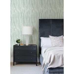 Nazar Green Stripe Wallpaper Sample