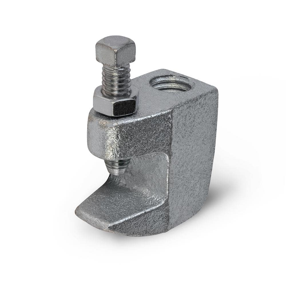 PLUMBFLEX Junior Beam Clamp for 1/2 in. Threaded Rod in Electro ...