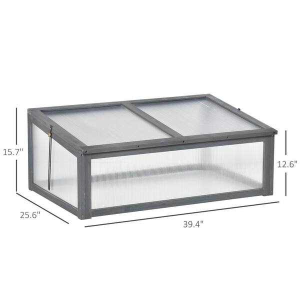 Amazon.com : HiHomely Patio Mini Wood Cold Frame Greenhouse