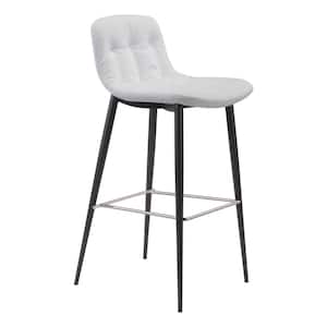 Tangiers 40.2 in. White Bar Chair (Set of 2)