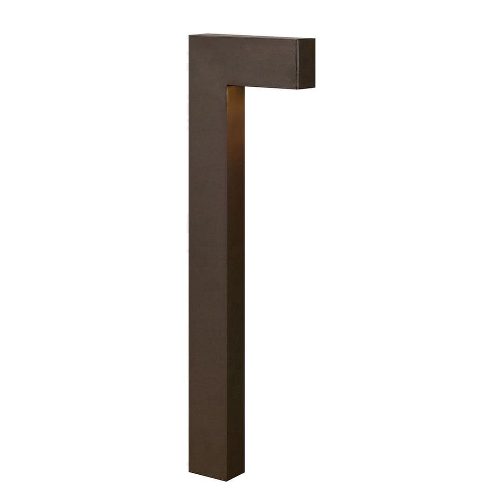 Bronze LED Pathway Light with Etched Glass Lens