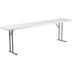 PEAKFORM 6 Ft. Gray Plastic Top Folding Table 80919 - The Home Depot