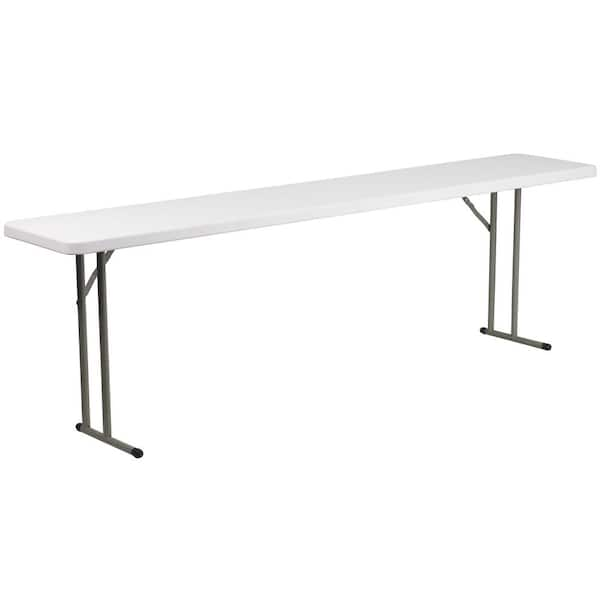 96 in. Granite White Plastic Tabletop Metal Frame Philippines | Ubuy