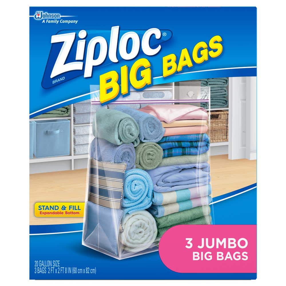 Ziploc 3Ct Dual Use Space Bag 