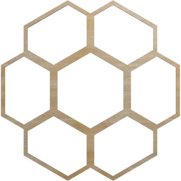 Ekena Millwork 26 in. x 9.125 in. x 0.375 in. Wood Medallion Moulding