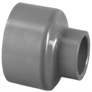 Charlotte Pipe 4 in. x 8 in. DWV PVC Pipe Increaser Reducer PVC 00102 ...