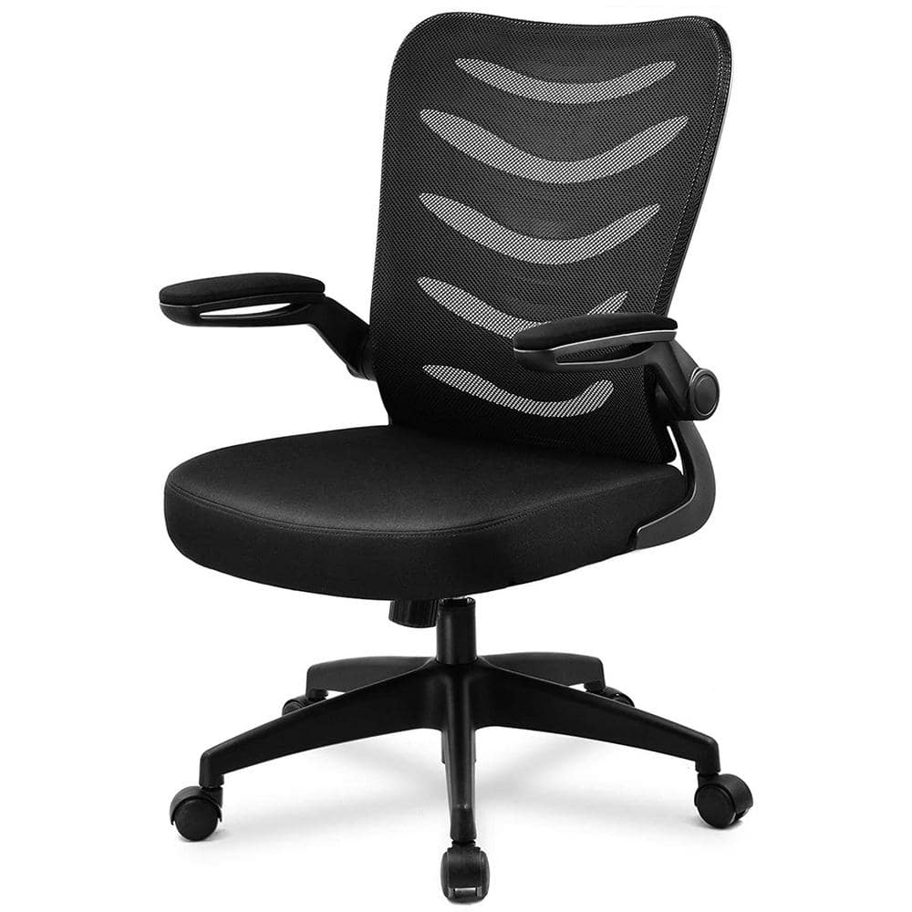 Lucklife Black PU Leather Office Chair with Footrest Big and Tall Executive  Chair Ergonomic High Back Desk Chair HD-CH8252-BLACK - The Home Depot