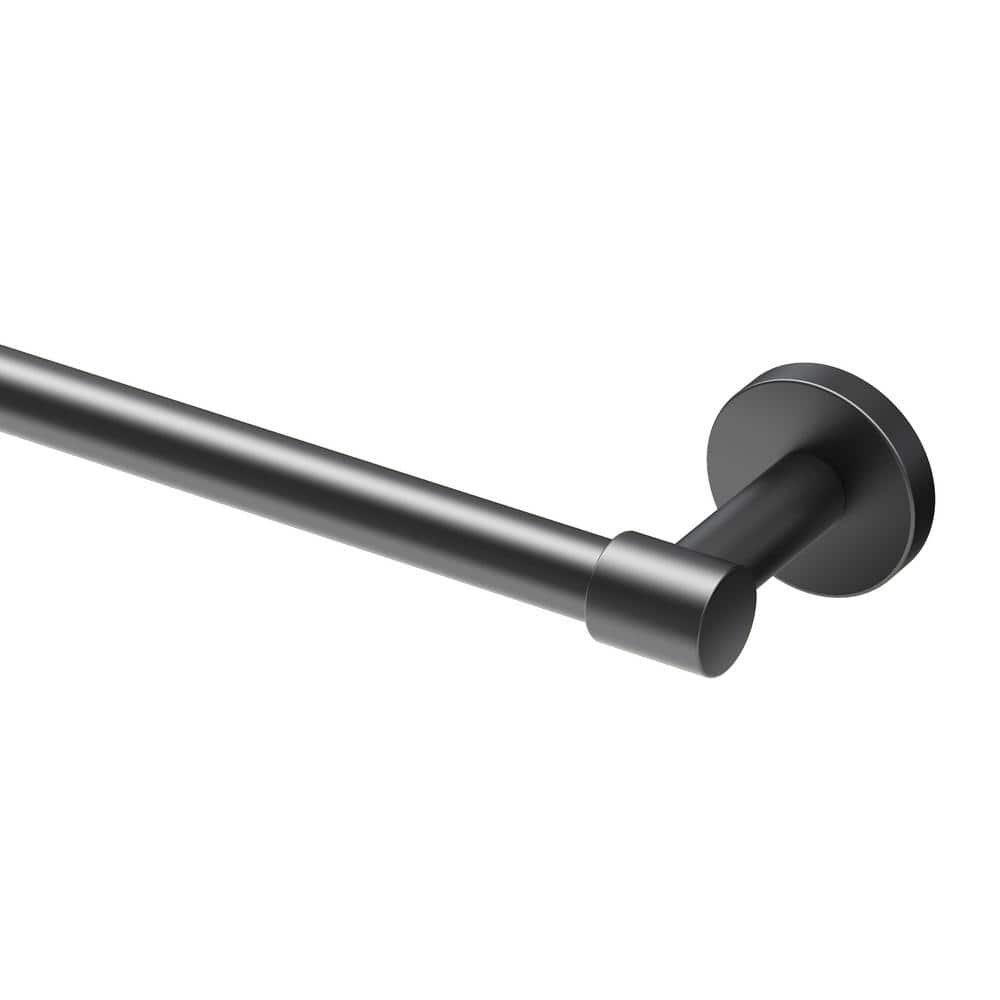 Gatco Reveal 18 in. L Towel Bar in Matte Black 4661MX - The Home Depot