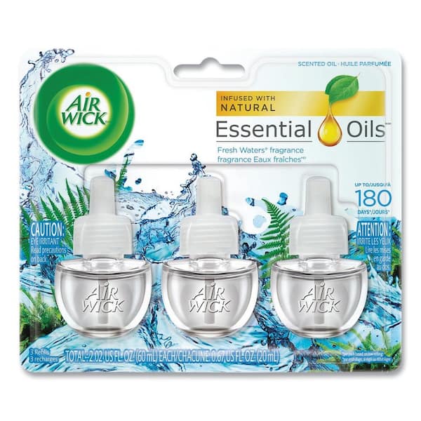 Airwick Scented Oils, Oil - 0.67 oz - Freshwater - 2 / Pack 