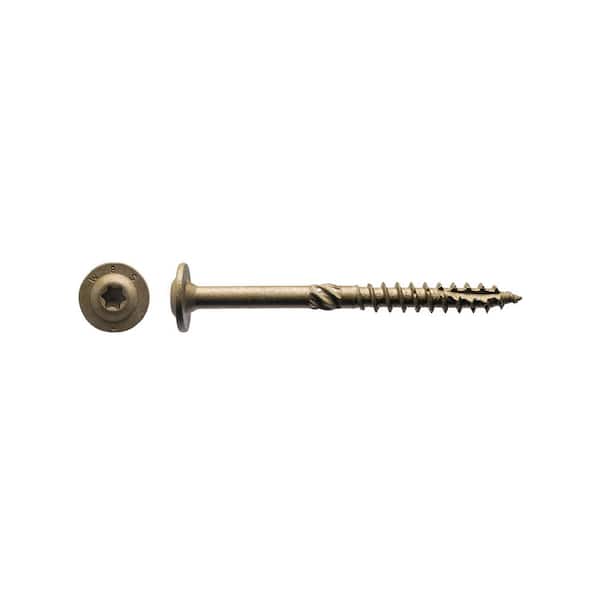 BIG TIMBER #15 x 3 in. Star Drive Round Washer Head Lag Screw (25-Pack)