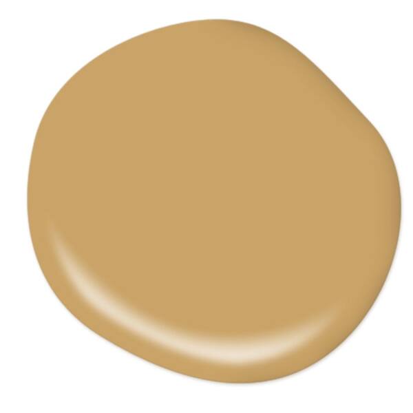 Glidden Premium 1 gal. PPG1107-6 Glorious Gold Flat Interior Latex Paint  PPG1107-6P-01F - The Home Depot